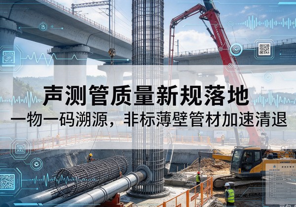 隰县声测管质量新规落地，一物一码溯源，非标薄壁管材加速清退